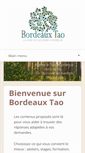 Mobile Screenshot of bordeaux-tao.fr